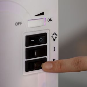 เตาผิงไฟฟ้า LED แบบสมจริง พร้อมระบบทำความร้อนแบบตั้งพื้น ปรับอุณหภูมิได้ และระบบป้องกันความร้อนเกิน - Product Image 2