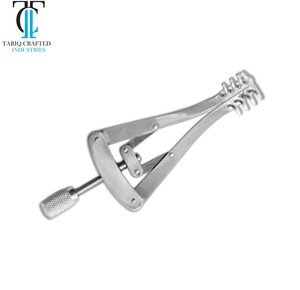 Retractor Quirúrgico Manual ALM de Acero Inoxidable Reutilizable, Instrumento de Cirugía General con Certificación CE, Clase I, Estándar de Seguridad ISO - Product Image 3