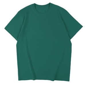 T-shirts formels pour hommes en coton 100% de haute qualité, coupe ample, épaules tombantes, anti-boulochage, 230g, unisexe - Product Image 5