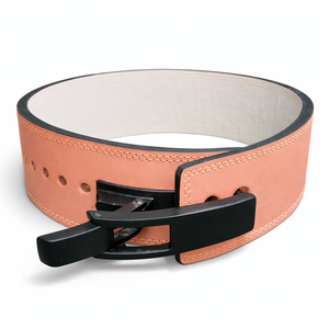 Ceinture à levier réglable antidérapante en cuir pêche 13 mm SAAR Industries – Équipement de musculation et d'entraînement robuste pour salles de sport - Product Image 4