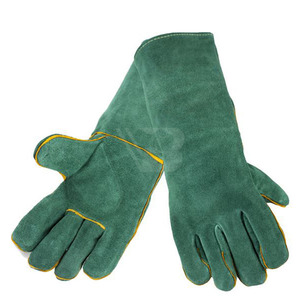 Guantes de Soldadura de Alta Calidad, Color Personalizado, Longitud hasta el Codo, Palma Reforzada, Resistentes al Calor, Antideslizantes, Personalizables para Soldadores TIG/MIG - Product Image 2