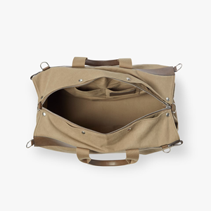 Bolsa de Lona Unisex de 40-55L con Cierre de Cremallera, Correa Ajustable, Asa Suave y Resistente, Color Sólido, para Viaje - Product Image 4