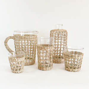 Couvre-gobelet tissé à la main en naturel, décoration de table, prix le plus bas, porte-verre à vin fabriqué au Vietnam - Product Image 6