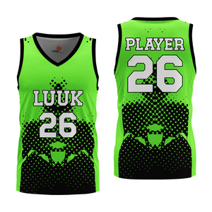 Camiseta de Baloncesto Sublimada Personalizada LUUK Amarilla y Negra, Cuello en V, Sin Mangas, Absorbe la Humedad, Estampado Geométrico, Unisex para Adultos - Product Image 4