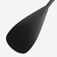 Pagaie de SUP tissée en sergé 12K en fibre de carbone, 3 pièces réglable, planche de maintien écologique, portable et légère, flottante
