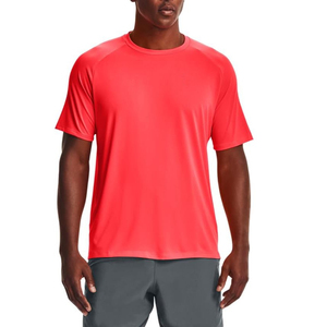 T-shirt de sport décontracté pour homme, coupe ajustée, nouvelle collection 2021, marque privée, avec impression en relief en caoutchouc sur le devant, séchage rapide, respirant, 100% coton - Product Image 4