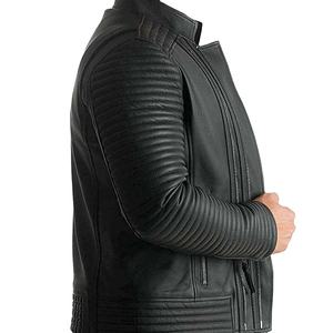 Chaqueta de Cuero Larga y Delgada para Hombre, Nueva, a la Moda, Impermeable, Cortavientos, con Logotipo Frontal 2026 - Product Image 3