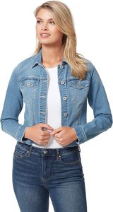Veste en jean unisexe en cire, col rabattu, fermeture boutonnée, manches classiques, couleur unie, délavée, style décontracté, pour le printemps - Product Image 2