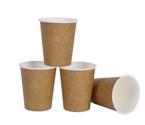 Double Wall Paper <b>Cups</b> For Hot Drinks <b>Disposable</b> Food Grade White/Kraft Paper - Product Image 4