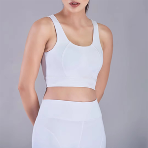 Ensemble de yoga pour femmes personnalisable, best-seller, 2 pièces, respirant, vêtements de sport, avec taille élastique - Product Image 2