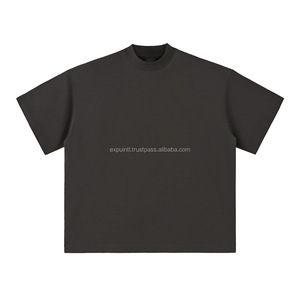 เสื้อยืดผ้าฝ้าย100สำหรับผู้ชายเสื้อยืดโอเวอร์ไซส์ออกแบบโลโก้ได้ตามต้องการ - Product Image 1