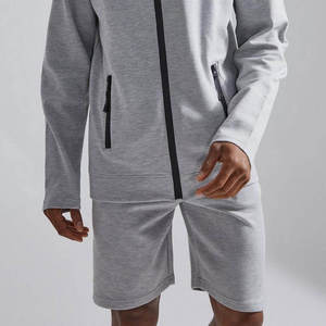 Men's Full <b>Zip</b> <b>Hooded</b> Tracksuit Set Casual Hoodie and Shorts Outfit Athletic Sportswear Two Piece Activewear - Product Image 5