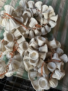 NATURAL RATTAN BELL CHRISTMAS ORNAMENT HANDWOVEN <b>WICKER</b> HOLIDAY DECOR WHOLESALE FROM VIETNAM - Product Image 5