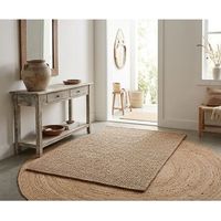 Maschinell Gefertigter Natürlicher Jute-Woll-Teppich in Naturbeige mit Popcorn-Webmuster für Moderne Wohnzimmer, Maßanfertigung, OEM, Großhandel