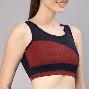 Sujetador Deportivo para Mujer, Ligero, Simple, Sin Costuras, con Soporte Alto, para Gimnasio, Yoga, Running, Fitness, con Relleno y Tirantes Ajustables - Product Image 6