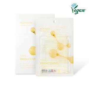 Pack de masques faciaux quotidiens Mixoon, masque en feuille vegan de haute qualité en provenance de Corée, ingrédients blanchissants à la vitamine C, 10 pièces - Product Image 1