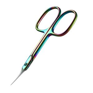 Ciseaux à cuticules professionnels extra fins, lames incurvées de qualité chirurgicale, coupe-ongles pour manucure, sourcils et cils, adultes - Product Image 6