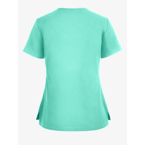 เสื้อสครับสั่งตัดพิเศษ ป้องกันรอยยับ คอวี ชุดสครับสำหรับพยาบาล คลินิก โรงพยาบาล ชุดยูนิฟอร์มทางการแพทย์ - Product Image 3