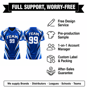 Maillot de sport unisexe à col en V sublimé de qualité supérieure, manches courtes, anti-humidité, 100 % polyester, pour adultes - Product Image 2