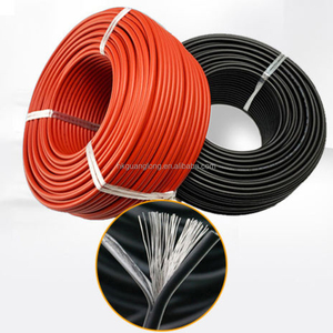 High Flexible DC <b>Cable</b> Wire Pure Copper <b>Battery</b> Black Power <b>Cable</b> for Solar Inverter System Automotive - Product Image 3