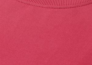 Sudadera Roja de Cuello Redondo para Hombre, Corte Regular, Color Sólido, Informal, Tejida, 100% Algodón, para Otoño - Product Image 4