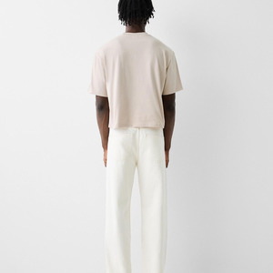 Camisetas Vintage para Hombre, 100% Algodón, 220 g/m², Personalizables, Ecológicas, Cuello Redondo, Corte Cuadrado, Hombros Caídos, Estilo Corto - Product Image 3