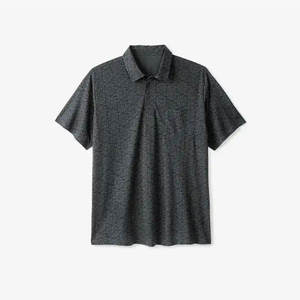 # เสื้อโปโลถักไหมพรมสีพื้นเรียบง่าย สไตล์พื้นฐาน กระดุมติด ผ้าฝ้าย 100% แขนสั้น เสื้อสเวตเตอร์ผู้ชาย - Product Image 5