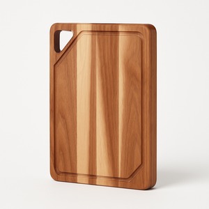 Grande planche à découper en bois d'acacia avec poignée, planche de cuisine en bois massif, planche de boucher, vente en gros OEM - Product Image 5