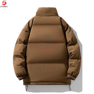 Men's Outdoor Hooded Padded Jacket Breathable Eco-Friendly Quick Dry Lightweight Insulated Winter <b>Coat</b> for Hiking Trekking - Product Image 2