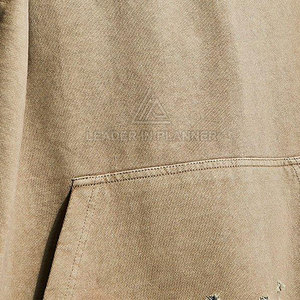 เสื้อฮู้ดดี้ผู้ชายสไตล์โดดเด่น ระบายอากาศได้ดี รุ่นดิสเทรส ขายดี ราคาส่ง - Product Image 6