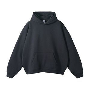 เสื้อฮู้ดโอเวอร์ไซส์ปักลายสำหรับผู้หญิง สีพื้น ผ้าฝ้ายฟลีซ 100% แขนยาว มีกระเป๋า เหมาะสำหรับใส่ในฤดูหนาว - Product Image 1