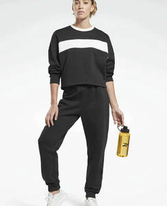 Logo personnalisé grande taille tenue décontracté mode 2 pièces ensemble Jogger sweat pantalons de survêtement respirant survêtements pour femmes - Product Image 1