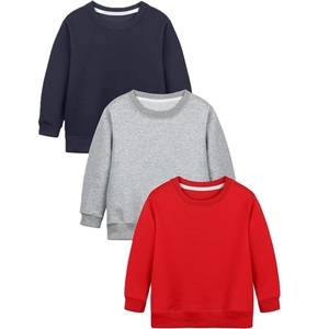 เสื้อสเวตเชิ้ตคอกลมทรงทันสมัยและพอดีตัว สีพื้น สำหรับผู้ชาย ทรงปกติ ผ้าถัก ส่งออกจากบังกลาเทศ - Product Image 1