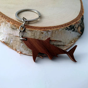 Porte-clés en bois de qualité supérieure, finition lisse, fabrication artisanale, prix d'usine en gros - Product Image 1