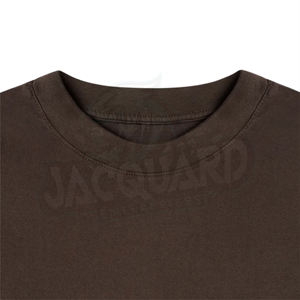 T-shirts surdimensionnés en coton 100% personnalisés, imprimés avec des motifs vintage, lavage à l'acide, double couche, manches longues, pour hommes - Product Image 3