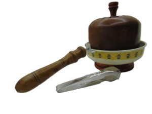 Quemador de Incienso Circular de Metal Plateado Hecho a Mano con Recubrimiento en Polvo, Bandeja Recolectora de Ceniza, Soporte Decorativo para Dhoop - Product Image 5