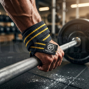 Sangles de levage en coton sur mesure extra longues pour soulevé de terre, powerlifting, avec support de poignet rembourré robuste, pour entraînement en salle de sport - Product Image 4