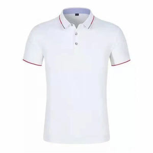 Polo à manches courtes pour homme, couleur unie, bordure contrastée, coupe classique, style décontracté, tissu piqué tricoté, NOUVEAU Polo pour homme - Product Image 1