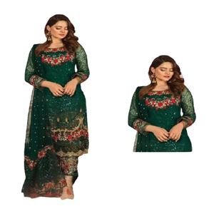 Costume Salwar brodé de styliste - Product Image 1