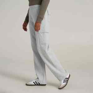 Pantalones de forro polar holgados para mujer 2026, estilo vintage, transpirables, de cintura media, estilo streetwear, pantalones cargo desgastados, 100% algodón, de alta calidad. - Product Image 6