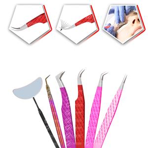Pinzas de extensión de pestañas de estilo único del mejor fabricante Punta de volumen de logotipo personalizado para uso de belleza Nuevo y exclusivo - Product Image 5