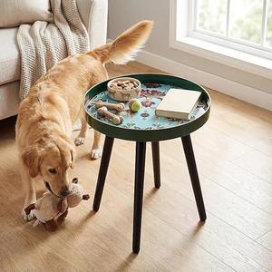 โต๊ะกาแฟสไตล์มินิมอลสมัยใหม่ งานแฮนด์เมด โครงเหล็ก ท็อปไม้มะม่วง แบบซ้อนได้ ใช้เป็นโต๊ะข้าง โต๊ะรับประทานอาหาร สำหรับห้องนั่งเล่น - Product Image 1