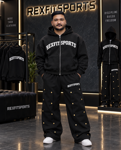 Ensemble de survêtement personnalisé OEM en gros – Jogger, sweat à capuche et pantalon – Fabricant de vêtements de sport avec logo personnalisé – Fournisseur de vêtements - Product Image 3