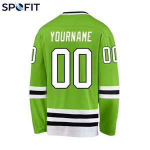 Jersey de Hockey sobre Hielo Sublimado Personalizado 2026, Nombre y Número del Equipo Personalizados, Ropa Deportiva de Poliéster Transpirable, de Secado Rápido y Duradera - Product Image 6
