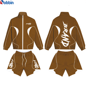 Comfortable Custom Outdoor Vacation Fashion Windproof Jogger Running Sportswear Casual Lightweight Jacket Windbreaker Sets - Product Image 2