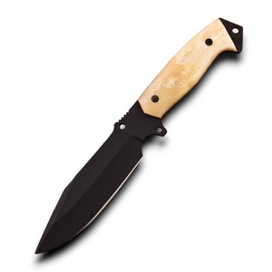 Cuchillo de Supervivencia Táctico para Exteriores, Profesional, de Acero Inoxidable de Alta Calidad, para Caza, con Mango de Hueso de Camello, Diseño OEM - Product Image 1