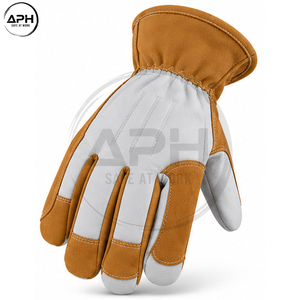 Guantes Canadienses de Cuero Genuino, Hechos a Mano, con Logotipo Personalizado, Etiqueta Privada, OEM, ODM, Venta al Por Mayor, Diseño de Trabajo a Medida, con Puño Largo - Product Image 4