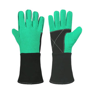 Gants de soudage en cuir résistants à la chaleur, imperméables, antidérapants, sans silicone, sans poudre - Product Image 6