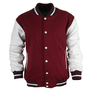 OEM Custom Logo Embroidery Chenille Patches <b>Leather</b> Sleeve Baseball <b>Jacket</b> Varsity <b>Jacket</b> for <b>Men</b> Winter Street Wear - Product Image 5
