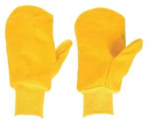 Gants de sécurité jaunes en TPE à texture lisse, résistants à la chaleur, durables, avec poignet tricoté antidérapant, usage général - Product Image 2